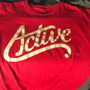 Red Active Men’s Medium T-Shirt